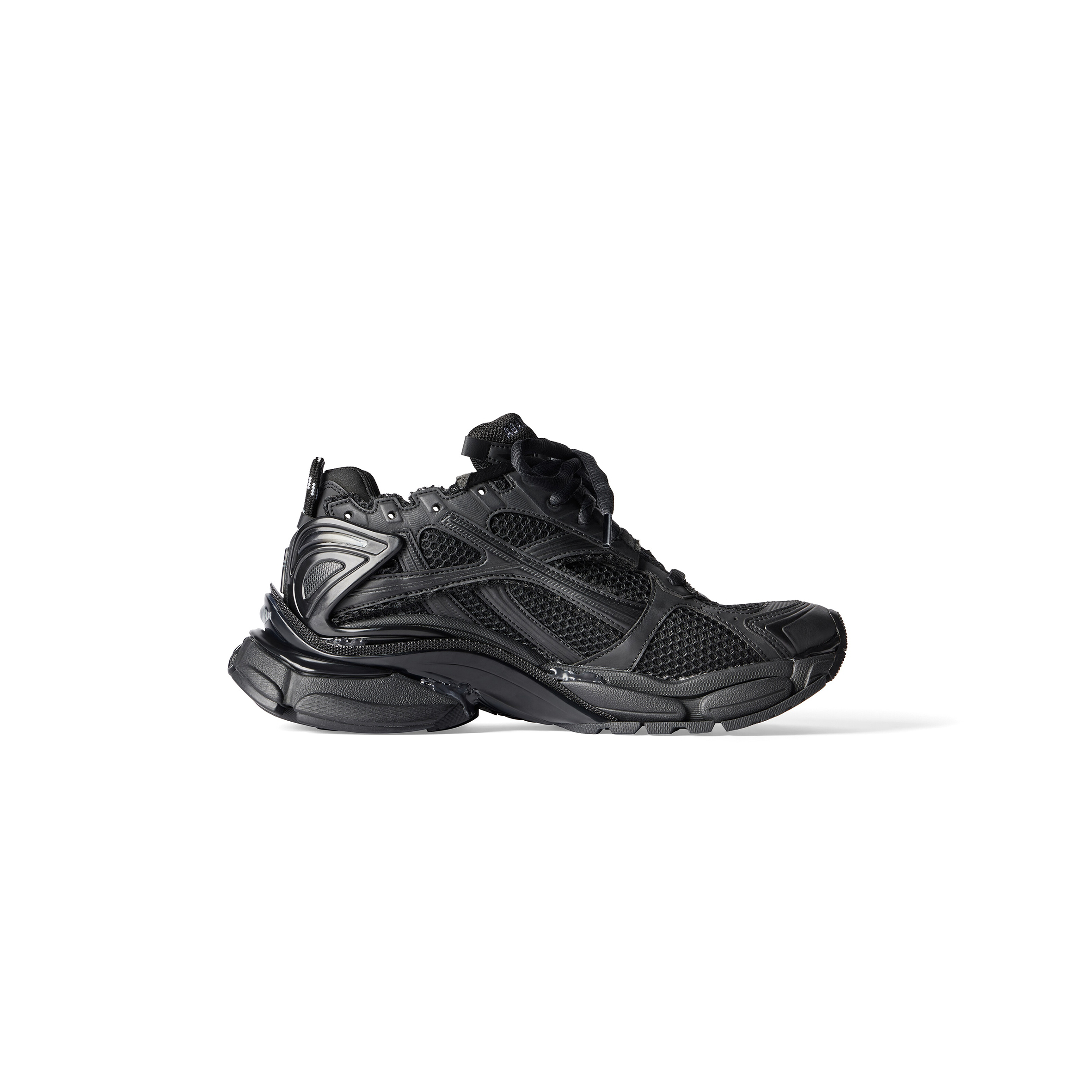 Ba*len*cia*ga men''s runner sneaker in black 772774w3rbt1000